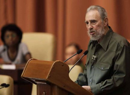 Fidel Castro en la Asamblea Nacional del Poder Popular. Foto: Reuters