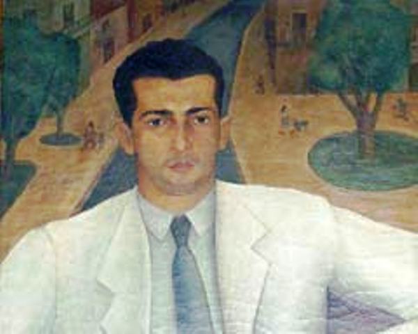 Lezama visto por el pintor cubano Jorge Arche