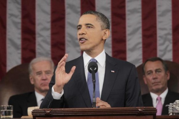 Obama en su intervención ante el Congreso. Foto: Reuters