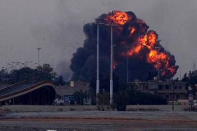 Bombradeo de la OTAN en Libia