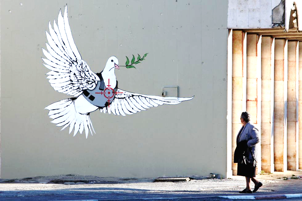 Banksy en Belén, Foto David Silverman, El País